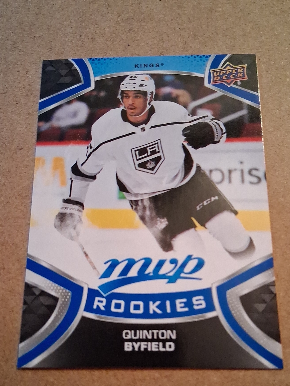 Upper Deck Quinton Byfield Hockey Cards - White & Black & Silver